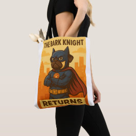 Bolsa Tote - Arte Enrolada Engraçada em Cabo - Cão Inspirado