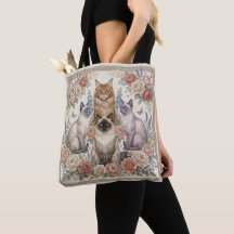 Arte Felina Floral Ornamental Vitoriana Vintage