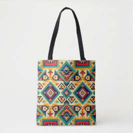 Bolsa Tote Arte Geométrica Aztec
