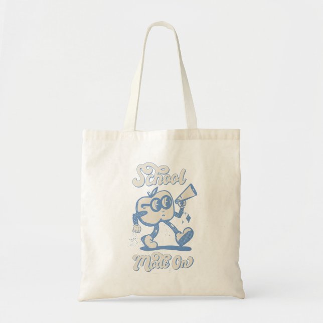 Bolsa Tote Arte Geométrica de Morango Elegante (Frente)