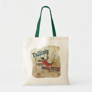 Bolsa Tote Arte Gráfica com mensagem motivacional: Paraquedis