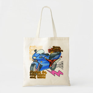 Bolsa Tote Arte Gráfico de Bicicleta Minimalista – Festa de M