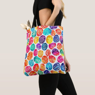 Bolsa Tote Arte Impressa Colorida