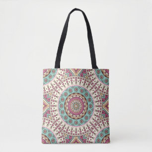 Bolsa Tote Arte Islâmica: Decorativa Vintage sem Sede