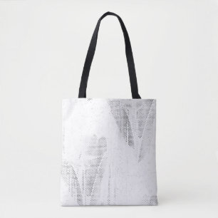Bolsa Tote Arte linear, Concha, Harpa
