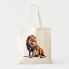 Bolsa Tote Arte Lion Maiúscula