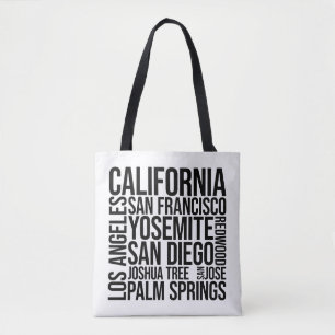 Bolsa Tote Arte nas Cidades da Califórnia - São Francisco