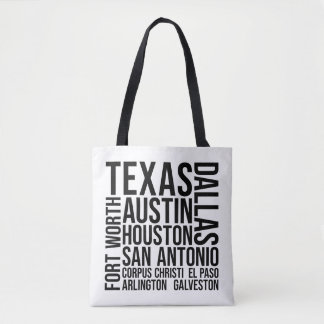 Bolsa Tote Arte nas Cidades do Texas - Austin Viagem