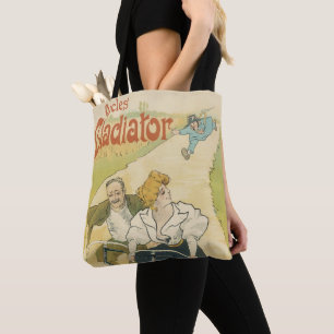 Bolsa Tote Arte Nova Antiga, Bicicletas Gladiator Cycles
