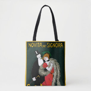 Bolsa Tote Arte Nova Antiga, Moda Italiana Amor Romance