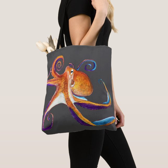 Bolsa Tote Arte octopus sealife (Close Up)