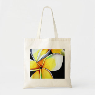 Bolsa Tote Arte original da flor Amarela tropical