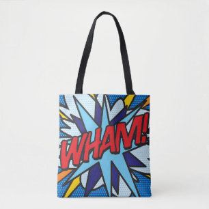 Bolsa Tote Arte Pop de Quadrinhos WHAM! BANG!