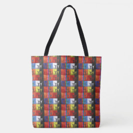 Bolsa Tote Arte pop nº1 de Yeshaya Dank - unidade e harmonia