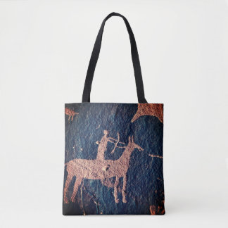 Bolsa Tote Arte Pré-Histórica de Petróglifo do Sudoeste