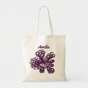 Bolsa Tote Arte Surrealista de Olho Weirdcore em Pastel Sonha
