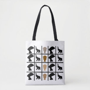 Bolsa Tote Arte tribal abstrato africana