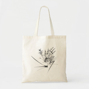 Bolsa Tote Arte Tribal de Tatuagem Abstrata 100
