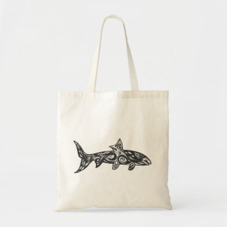 Bolsa Tote Arte tribal do albula dos peixes do osso do