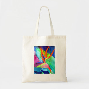 Bolsa Tote Arte tropical da flor Strelitzia Ave do Paraíso