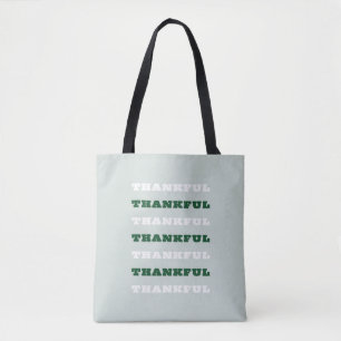 Bolsa Tote Arte Verde, Gratidão, Positiva