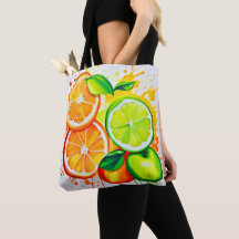 Arte Vibrante de Frutas Cítricas