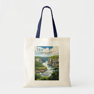 Bolsa Tote Arte Vintage Viagem Arkansas