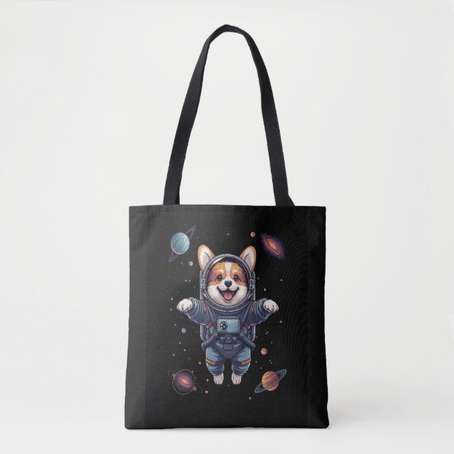 Bolsa Tote ArteCachorroGaláxia (Frente)