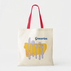 Bolsa Tote Artefactos de cozinha editáveis