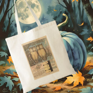 Bolsa Tote artesanato de queda de coruja