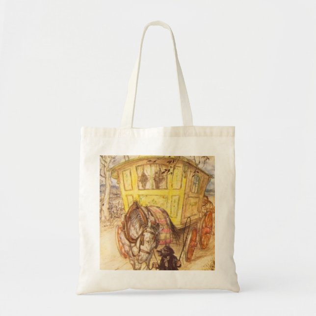 Bolsa Tote Arthur Rackham - O Vento Nos Willows (Frente)