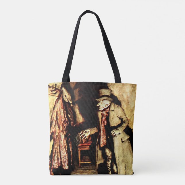 Bolsa Tote Arthur Rackham - Um Carol de Natal - Grumpy (Verso)