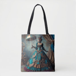 Bolsa Tote Artista Circense Vitoriana Vintage Steampunk