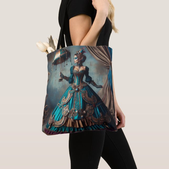 Bolsa Tote Artista Circense Vitoriana Vintage Steampunk (Close Up)