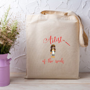 Bolsa Tote Artista da Semana com Pincel