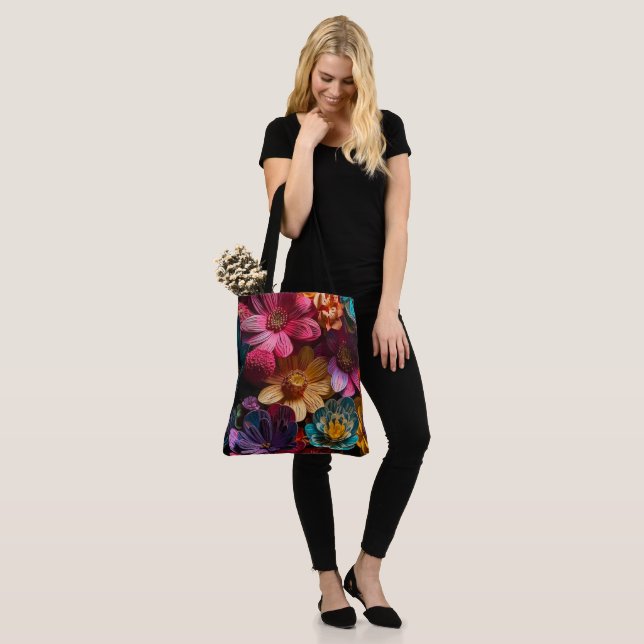Bolsa Tote Artsy Flowers (No(a) Modelo)