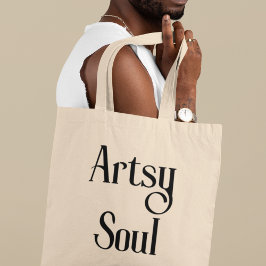 Bolsa Tote Artsy Soul Criativo Legal Artista Presente