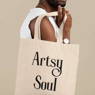 Bolsa Tote Artsy Soul Criativo Legal Artista Presente
