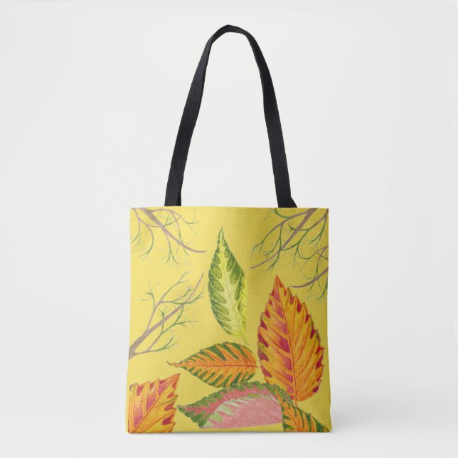 Bolsa Tote Arty Autumn em um Saco (Frente)