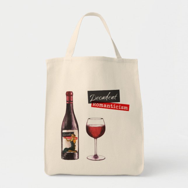Bolsa Tote Arty Valentine Gift Collection- Decadent Noir  (Frente)