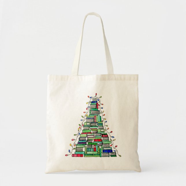 Bolsa Tote Árvore 2017 do livro de Natal (Frente)