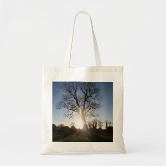 Bolsa Tote Árvore ao pôr do sol