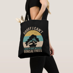 Bolsa Tote Árvore Bonsai - Jardinagem Legal do trevo das plan