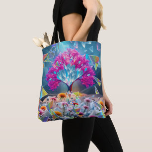Bolsa Tote Árvore Cristal de Luz