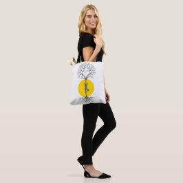 Bolsa Tote Árvore da ioga da vida