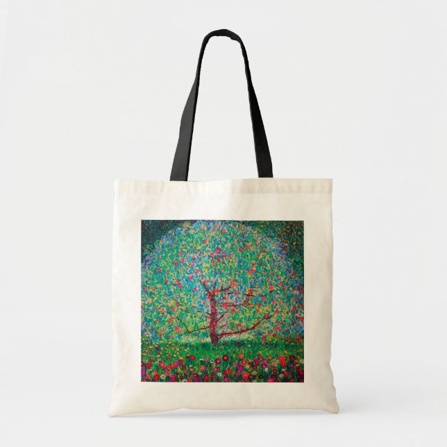 Bolsa Tote Árvore da Maçã, Gustav Klimt (Frente)
