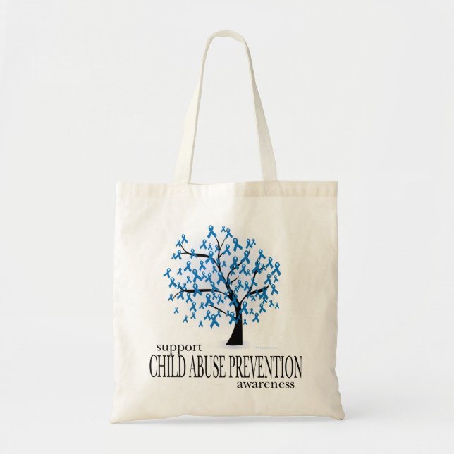 Bolsa Tote Árvore da prevenção do pederastia (Frente)