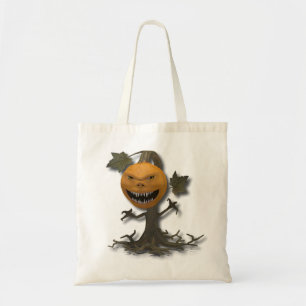 Bolsa Tote Árvore de Abóbora Feliz Halloween