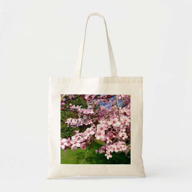 Bolsa Tote Árvore de Cerejeira no Parque (Frente)