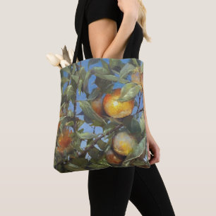 Bolsa Tote Árvore de Fruta de Câncer Linda Arte Original